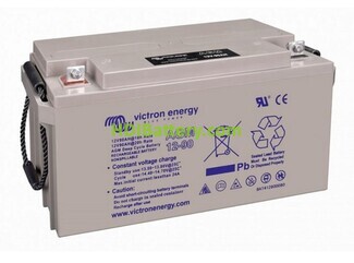 Batera de plomo AGM VICTRON Energy 12V 90Ah con terminales de insercin roscada
