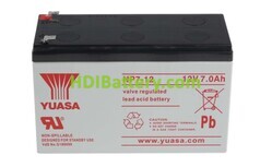 Batería de plomo AGM YUASA NP7-12 12V 7Ah