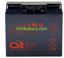Batería de Plomo CSB Battery GP12170 12V 17Ah