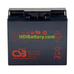 Bater�a de Plomo CSB Battery GP12170 12V 17Ah