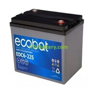 Batera de plomo ciclo profundo Ecobat EDC6-225 6V 225Ah