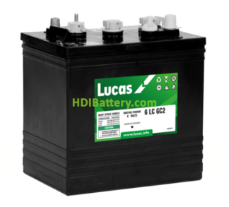 Batera de plomo ciclo profundo Lucas 6LCGC2 6V 210Ah