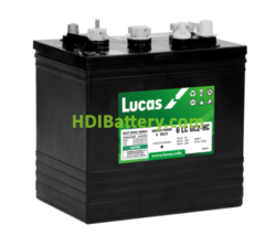Batera de plomo ciclo profundo Lucas 6LCGC2-HC 6V 230Ah