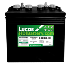 Batería de plomo ciclo profundo Lucas 8 LC-GC HC 8V 177 Ah