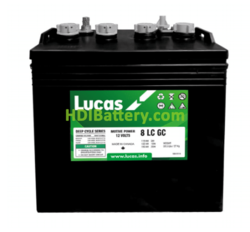 Batería de plomo ciclo profundo Lucas 8LCGC 8V 150Ah 