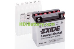 Batería de plomo Conventional Exide 12N9-4B-1 12V 9Ah 