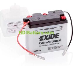 Batería de plomo Conventional Exide 6N4B-2A 6V 4Ah