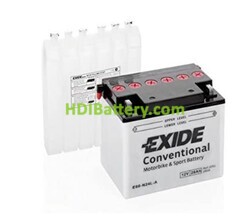 Batería de plomo Conventional Exide E60-N24L-A 12V 28Ah 280A