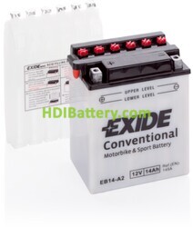 Batería de plomo Conventional Exide EB14-A2 12V 14Ah 