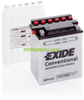 Batera de plomo Conventional Exide EB14-A2 12V 14Ah 