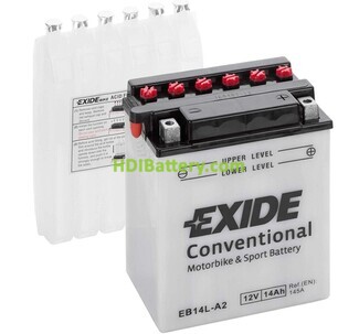 Batera de plomo Conventional Exide EB14L-A2 12V 14Ah 
