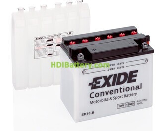 Batera de plomo conventional Exide EB16-B 12V 19Ah 