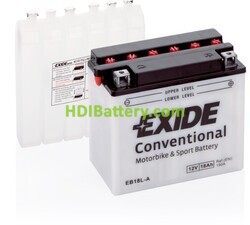 Batería de plomo Conventional Exide EB18L-A 12V 18Ah 