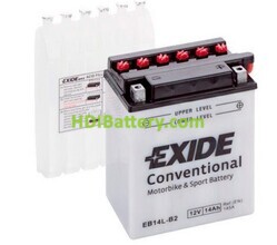 Batería de plomo Conventional Exide EB14L-B2 12V 14Ah 