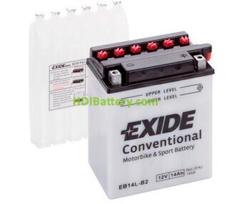Batera de plomo Conventional Exide EB14L-B2 12V 14Ah 