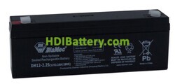 Batería de Plomo DiaMec D1220S 12V 2.2Ah