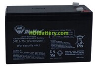 Batera de Plomo AGM DiaMec D12-7S 12V 7Ah