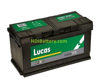Batería de plomo EFB Start-Stop Lucas LE017 12V 95Ah 900A