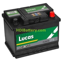 Batería de plomo EFB Start-Stop Lucas LE027 12V 60Ah 560A