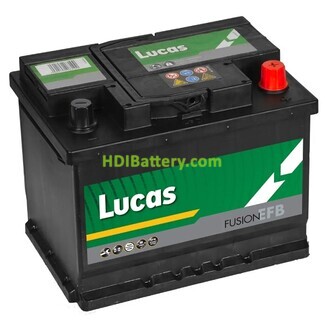 Batería de plomo EFB Start-Stop Lucas LE027 12V 60Ah 560A