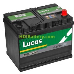 Batería de plomo EFB Start-Stop Lucas LE068 12V 68Ah 670A