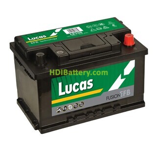 Batería de plomo EFB Start-Stop Lucas LE100 12V 65Ah 650A