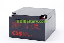 Bateria de Plomo GP12260 CSB 12 Voltios 26 Amperios