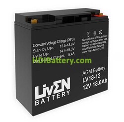 Batería de plomo AGM Liven Battery LV18-12 12V 18Ah