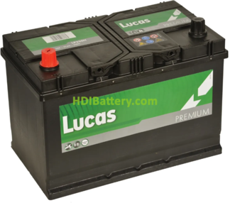 Batera de plomo Lucas Premium Car Battery LP250 12V 91Ah 760A
