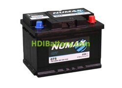 Batería de plomo para coche Numax 075 12V 60Ah