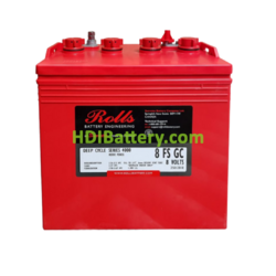 Batera de plomo Rolls 8FSGC/ 8FS155 8V 155Ah