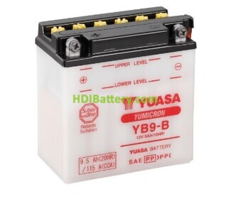 Batera de plomo Yuasa YuMicron Battery YB9-B 12V 9Ah