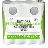 Batería de reemplazo para Walkie Uniden BP38