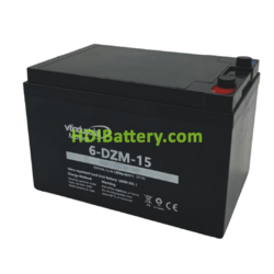 Batera de Traccin VT Industrial 6DZM15 12V 15Ah
