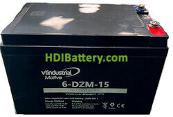 Batería de Tracción VT Industrial 6DZM15 12V 15Ah