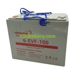 Batería de Tracción VT Industrial 6EVF100 12V 100Ah