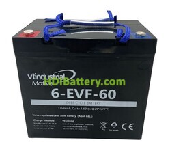 Batería de Tracción VT Industrial 6EVF60 12V 60Ah