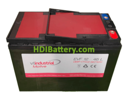 Batería de Tracción VT Industrial EVF12-45L 12V 45Ah