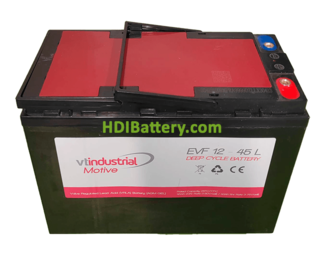 Batera de Traccin VT Industrial EVF12-45L 12V 45Ah