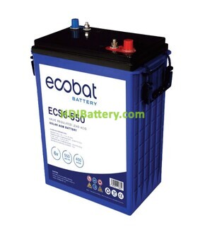 Batera Estacionaria AGM Ecobat EC6S-550 6V 550Ah
