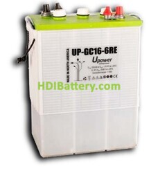 Batería estacionaria Solar U-Power GC16-6RE 6V 600Ah