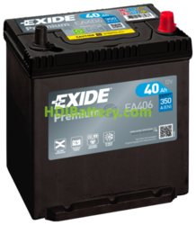 Batería EXIDE EA406 12V 38Ah