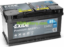 Batería EXIDE EA852 12V 85Ah