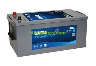 Batera Exide EF2353 Power PRO HDX 12V 235Ah 1300A