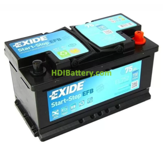 Batera EXIDE EFB EL752 12V 75Ah