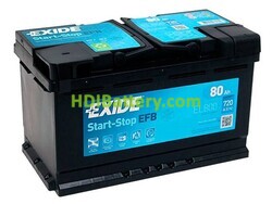 Batería EXIDE EFB EL800 12V 80Ah