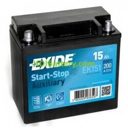 Batería EXIDE EK151 12V 15Ah