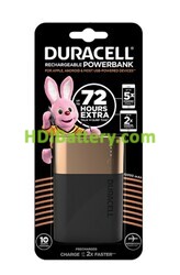 Batería Externa Duracell DUR-PB3 37Wh 10050mAH
