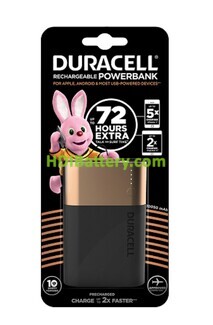 Batera Externa Duracell DUR-PB3 37Wh 10050mAH