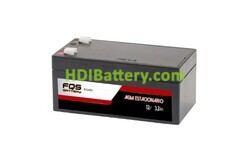 Batería FQS Battery FQS12-3.2AGM AGM Estacionario 12V 3.2Ah